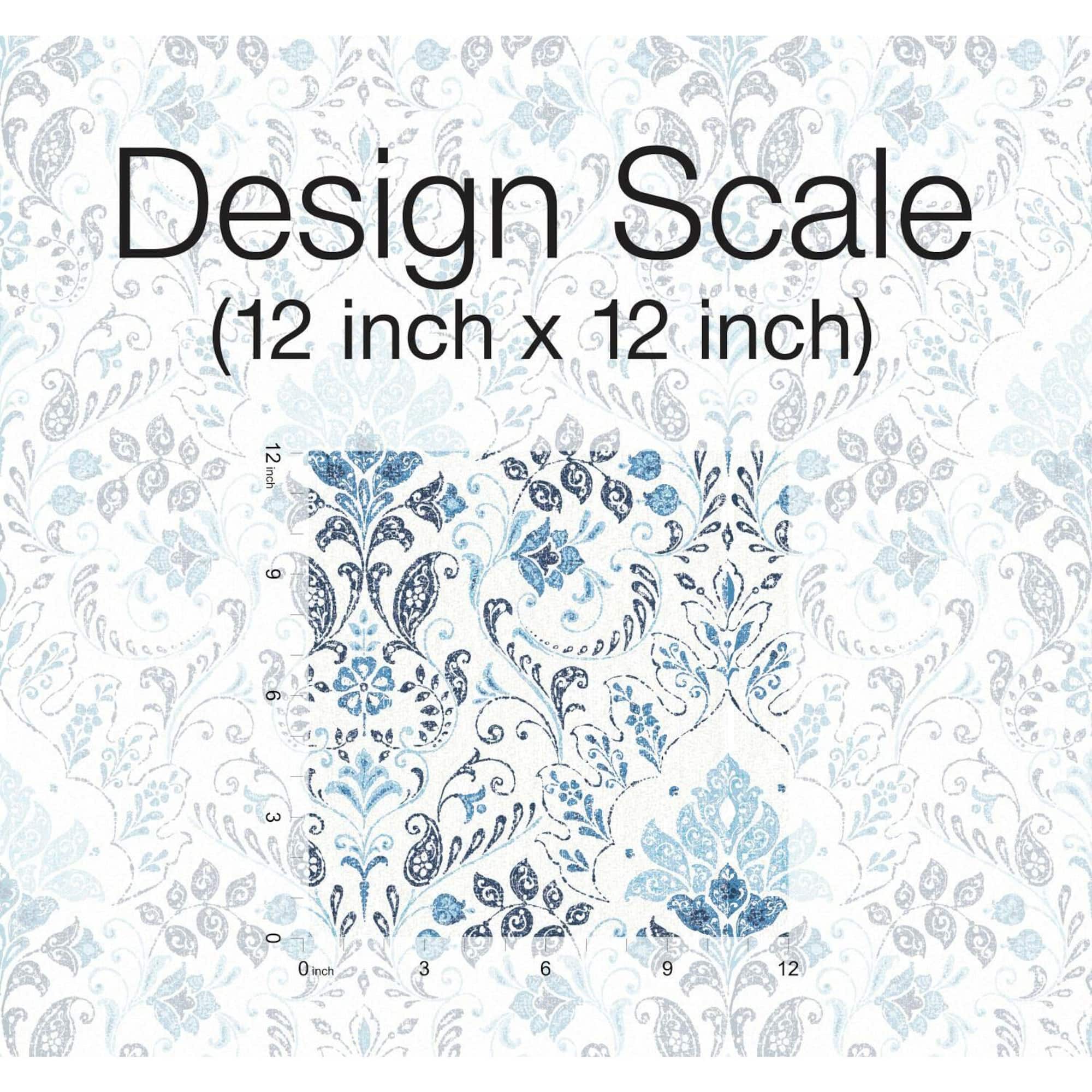 RoomMates Persian Damask Peel & Stick Wallpaper